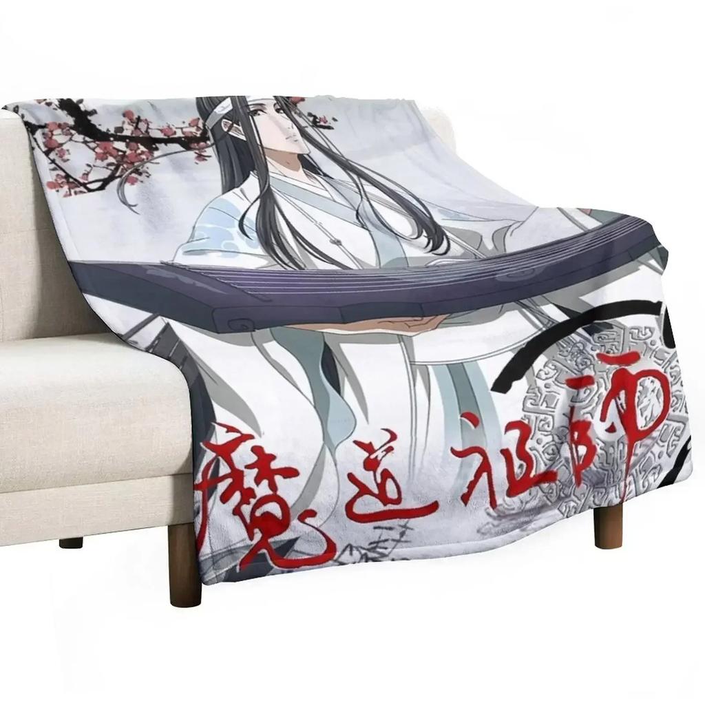 pink flowers ( cherry blossum) Throw Blanket Sofas christmas gifts For Decorative Sofa Beach Flannels Plaid Blankets