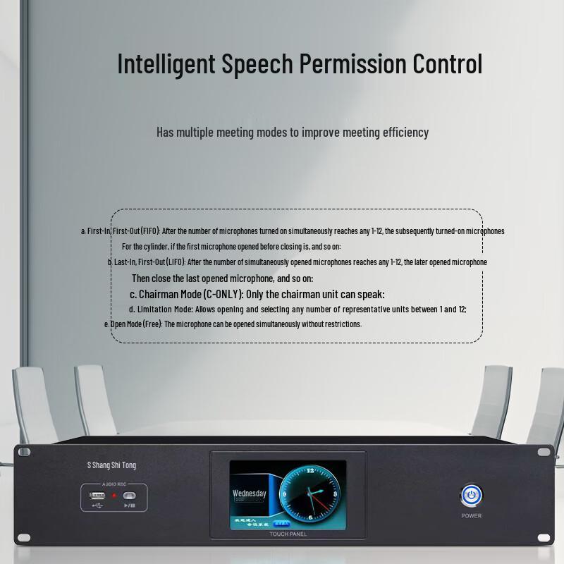 SST-F360S Wired Gooseneck Conference Microphone System (CN Version)