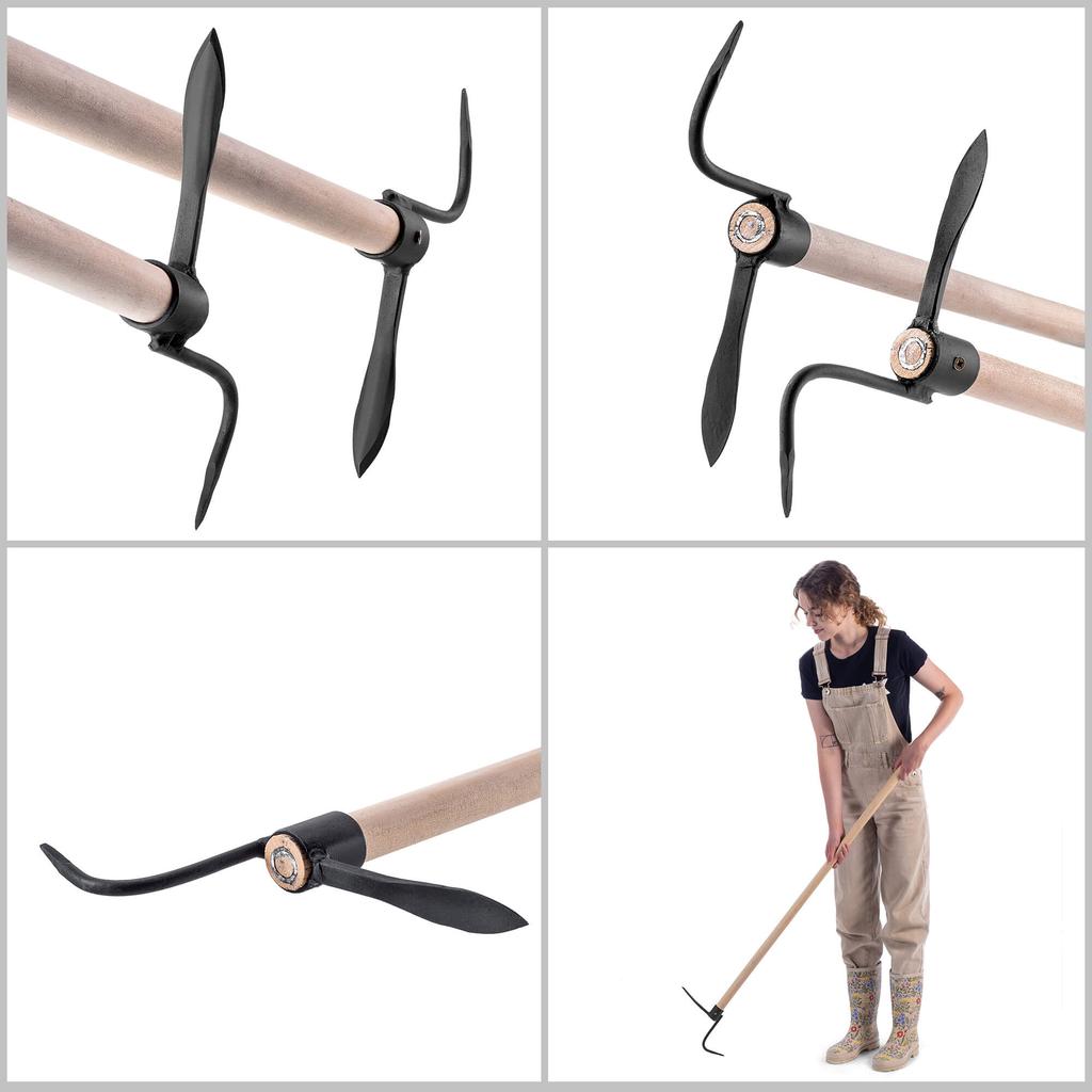 KADAX Czyszczak Do Kostki Brukowej Bruku szczelin mchu Skrobak Z Trzonkiem 120cm