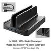 Laptop Vertical Stand and Desktop Storage Rack Bracket