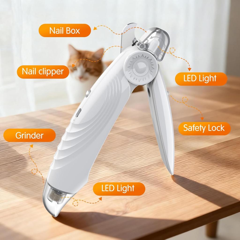 Global Platform Quota Limited Available Factory New Pet Product 2-in-1Pet Nail Clipper Trimmer Dog Small Medium Large