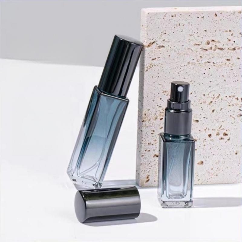 5ml/10ml/20ml High-end Perfume Dispensing Bottle Square Glass Spray Bottle Travel Portable Sample Atomizer Refillable Container