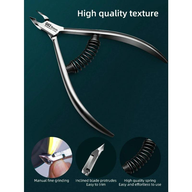 Stainless Steel Cuticle Nipper, Professional Nail Clipper, Cuticle Trimmer, Nail Care Tools, For Manicure Pedicure Nail Art Tools