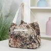 Waterproof Lunch Bag Stylish Floral Lunch Tote Portable Lunch Box Carrier for Women Commuting Picnic Camping