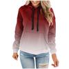Women's -Lined Gradient Hoodie for Fall and Winter Casual Wear