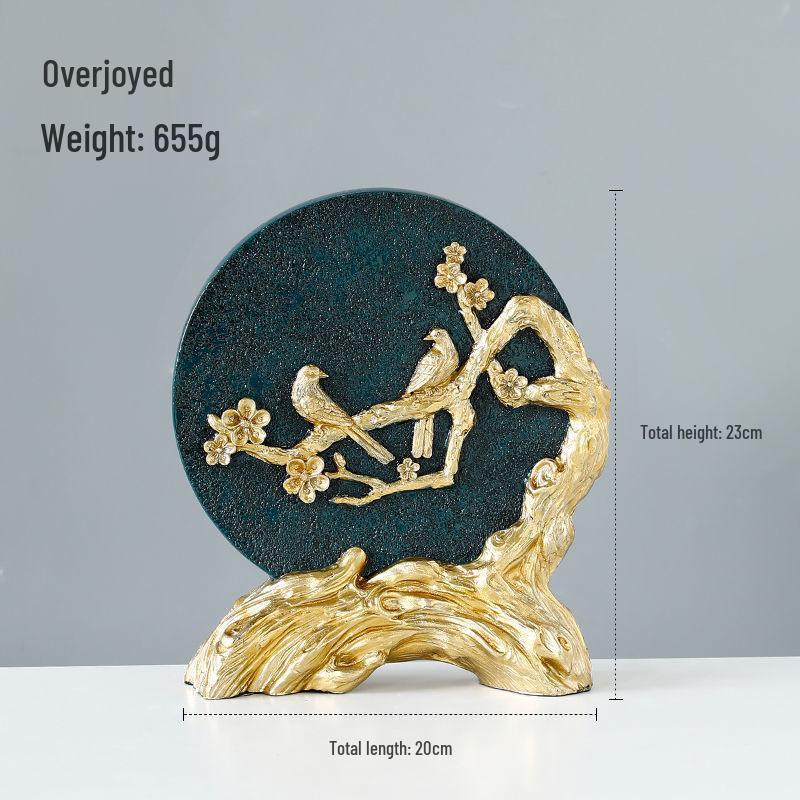 Modern Minimalist Resin Crafts: Wine Cabinet & Living Room Decor - Ideal for Office or Housewarming Gifts