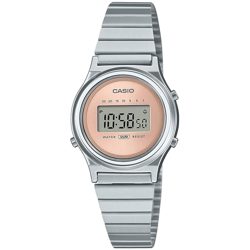 

[Casio] часы casio classic []LA700WE-4AJF Серебристый x розовый