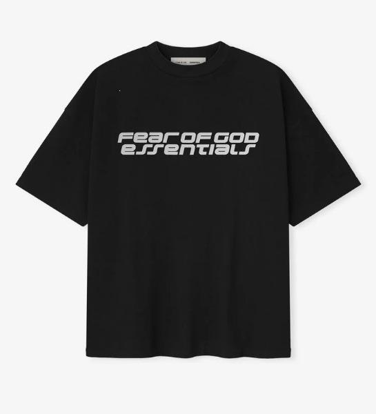 Cross-border foreign trade European and American trendy brand summer ESSENTIALS printing short-sleeved men's and women's round neck loose leisure