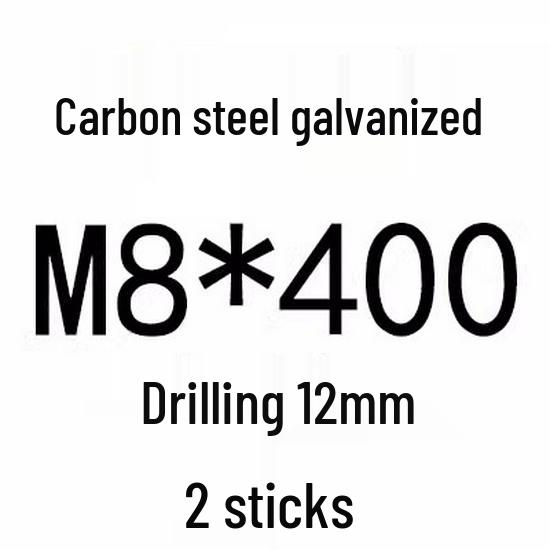 Extra Long Expansion Screws Set - Pull-Out Bolts M6/M8/M10/M12/M14/M16 in Various Sizes (200x250x300x400)