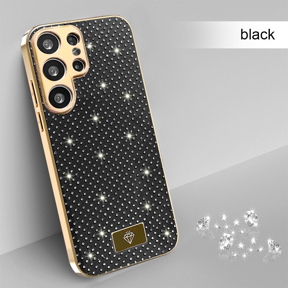 Glitter Plating Phone Case For Samsung Galaxy S25 S24 S23 Ultra Plus S25 Edge S23 FE S24FE S 25 Ultra S25Ultra 5G Silicone Cover
