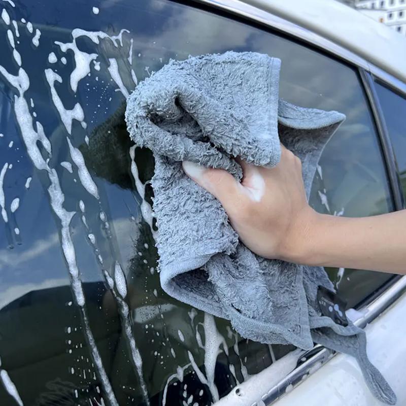 SEAMETAL Mikrofaser Autowaschhandtuch Schnelltrocknend Autoreinigung Extra Weiches Tuch Hohe Wasseraufnahme Für Autowaschzubehör