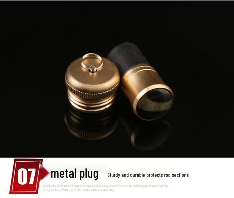 Ultralätt Portabelt Kolfiberfiskespö för Bäck och Karp