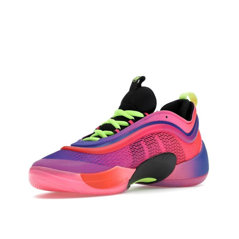 Adidas DON. Número 6 Hombres Morado Burst Negro Lucido Limón Lúcido JH8969