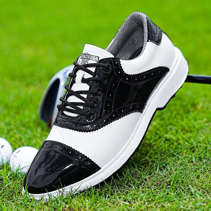 

Luxury Men Golf Sneakers Comfortable Golfing Footwears Lightweight Male Golfers Shoes Non Slip 39