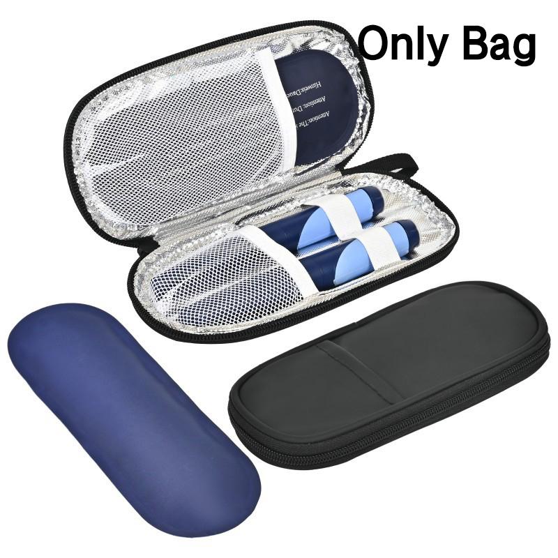 Insulin Cooler Bag Portable Insulated Protector Waterproof Insulin Travel Case Cooler Box Large Capacity Diabete Insulin Ice Bag