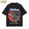 Judas Priest 1982 Screaming For Vengeance Tour 1 Men Vintage Oversized T-Shirt S 3Xl Cotton 6XMU