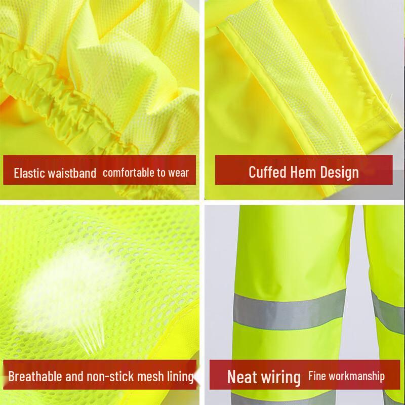 Yuanzu Unisex Waterproof Cycling Rain Pants