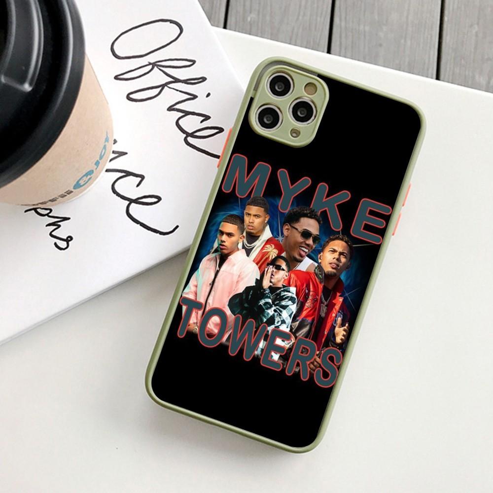 Rapper M-Myke T-Towers Phone Case For IPhone 14 11 12 13 Mini Pro Max 8 7 Plus X XR XS MAX Translucent Matte Cover