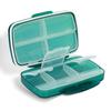 Pill Organizer Case Moisture-proof Pill Tablet Dispenser 8 Large Compartments Vitamin Container Box for Travel Camping Hiking