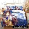 Anime Kawaii Waiting in The Summer Bedding Set Boys Girls Twin Queen Size Duvet Cover Pillowcase Bed Kids Adult Home Textile