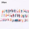 Model Figures Model People Standing And Sitting Model People Versatile 100% Brand New 1:87 H0 Beautiful Figures