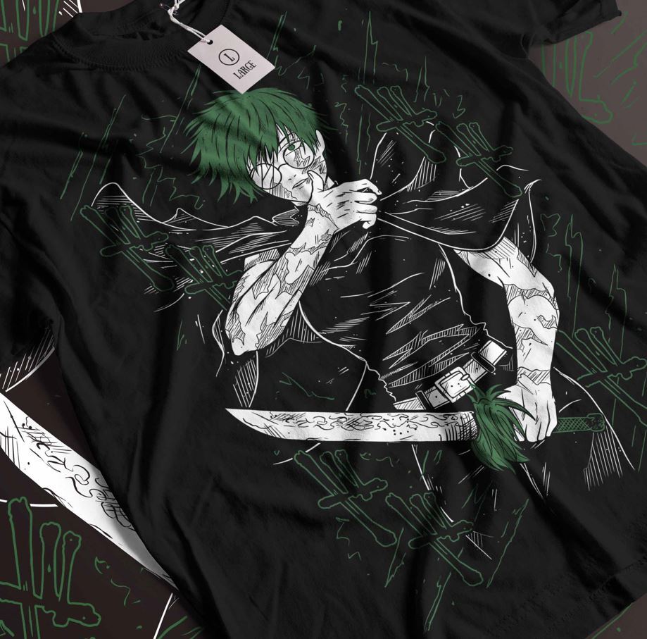 

Футболка Маки Зенин Магическая битва Аниме ужасов Манга Каваи Подарочная футболка Все размеры S