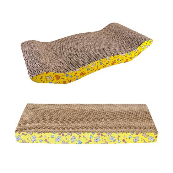Yousheng Cat Scratching Board Corrugated Paper Cat Scratcher Durable Honeycomb Structure Claw Grinding Cardboard Pet Supplies
