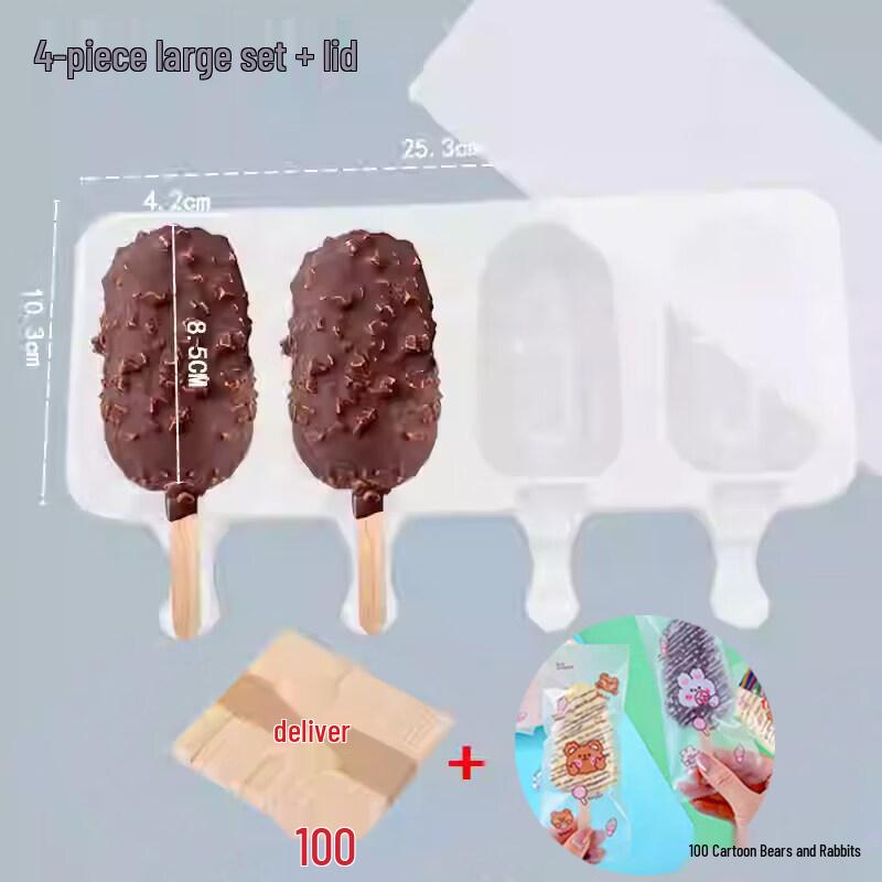 DIY Food-Grade Silicone Ice Cream Bar Mold