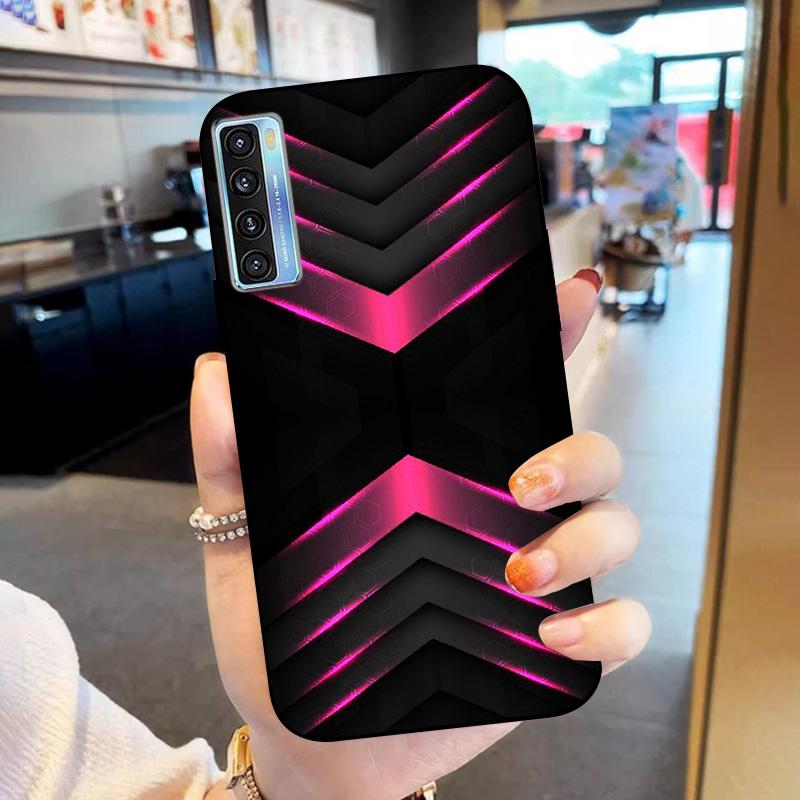 For TCL 20 20S 20L 20L+ Phone Case Soft Silicone Protector Cover For TCL 20L Plus Shell Funda 20 L S TPU Shockproof Coque