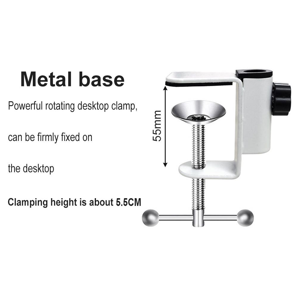 Universal Bracket Clamp Accessorie DIY Fixed Clip Fittings Screw Light Mounting Camera Holder for Microphone Desk Lamp Broadcast