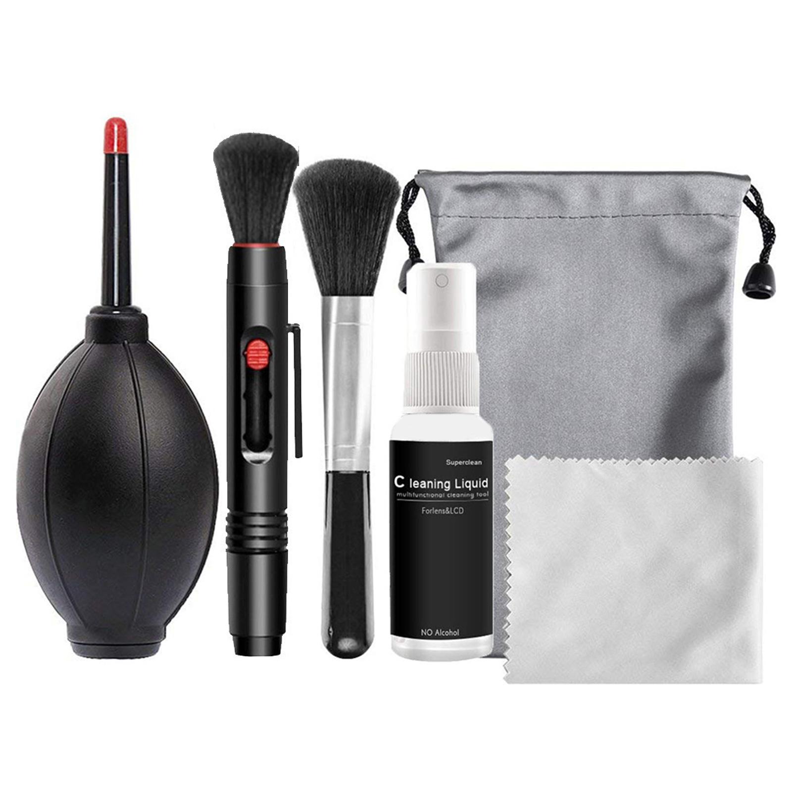 6 in 1 Camera Cleaning Kit Professional DSLR Lens Cleaning Tools with Portable Storage Bag for Sensor Camera Lens keypad 1