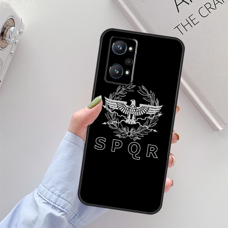 SPQR Roman Imperial Legion For Realme 10 11 Pro Plus GT Neo 5 2T C21Y C30 C31 C33 C35 C55 OnePlus Nord CE 2 3 Lite Case