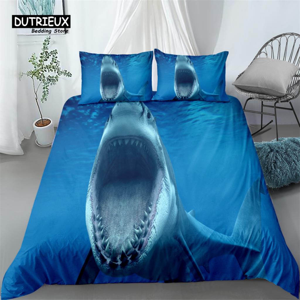 Sunset Tiger 3d Duvet Cover Set, Fashion Bedding Set, Soft Comfortable Breathable Duvet Cover, For Bedroom Guest Room Decor