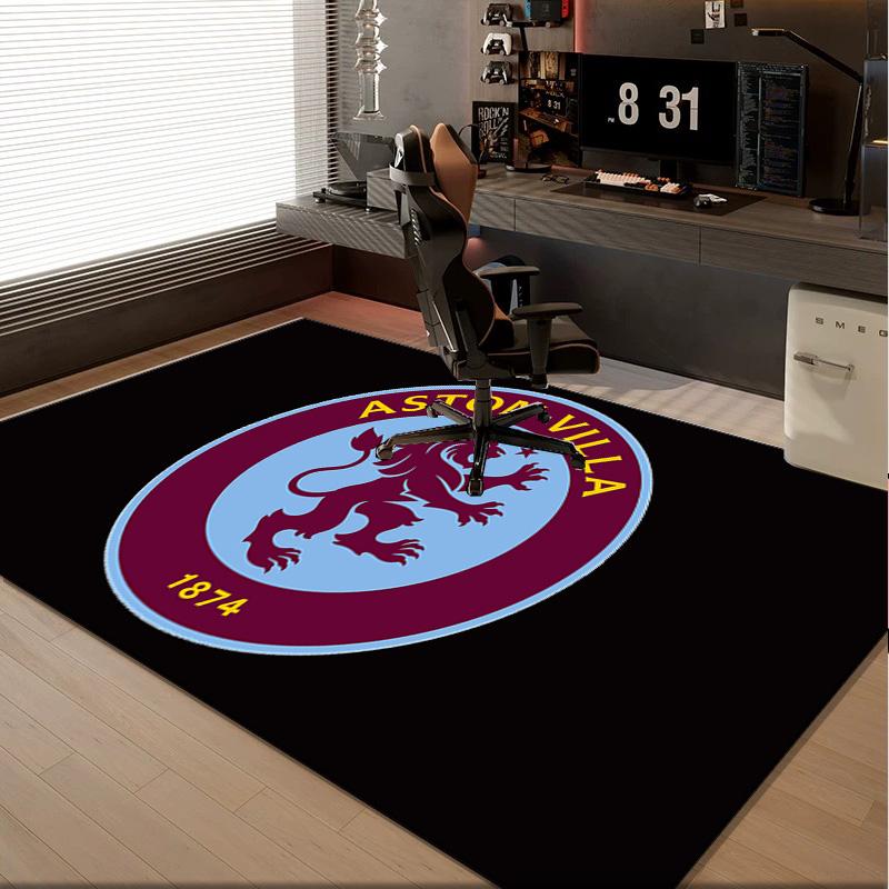 1PC Rug Football Villa Design Carpet, Chair Rug,Area Rug for Office Bedroom Living Rooms Bedroom, Doormat Decor Christmas Fan Gifts