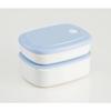 Skater Rice, Frozen, Pre-made Rice Container, Seal Container, Storage Container, 280ml, Thin, Powder Pastel, Blue SLG2