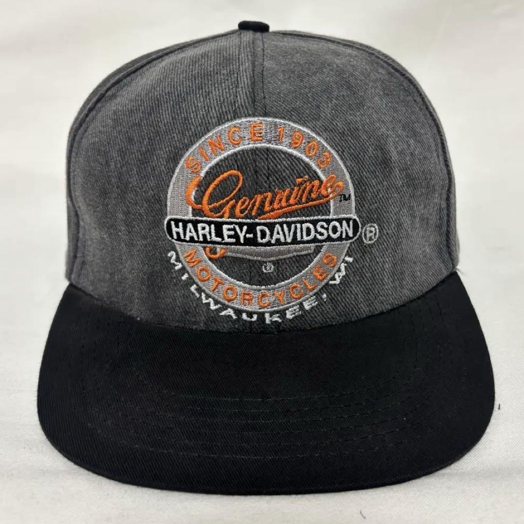 

[USED] Deadstock Harley-Davidson Cap, Harley Gray Two-Tone Hat