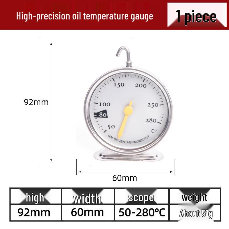 Digital Kitchen Thermometer: Food, Water, Milk, Oil & Baking Probe