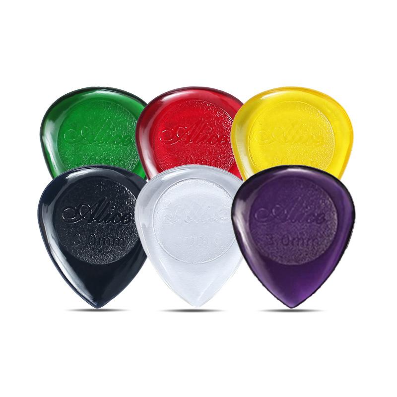 5/10pcs Guitar Picks Water Droplet Shape 1/2/3mm Acoustic Electric Bass Plectrum Mediator Fast Picking Guitar Accessories TMZ