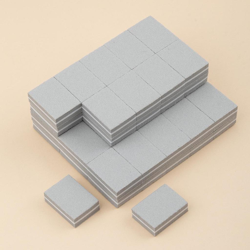 Colorful Mini Square Nail Art Sponge Polishing Blocks