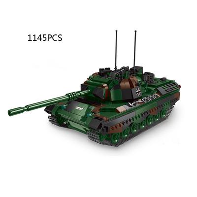 Leopard Main Battle Tank Model Batisbricks Building Block World War Germany Army Forces Brick Toy