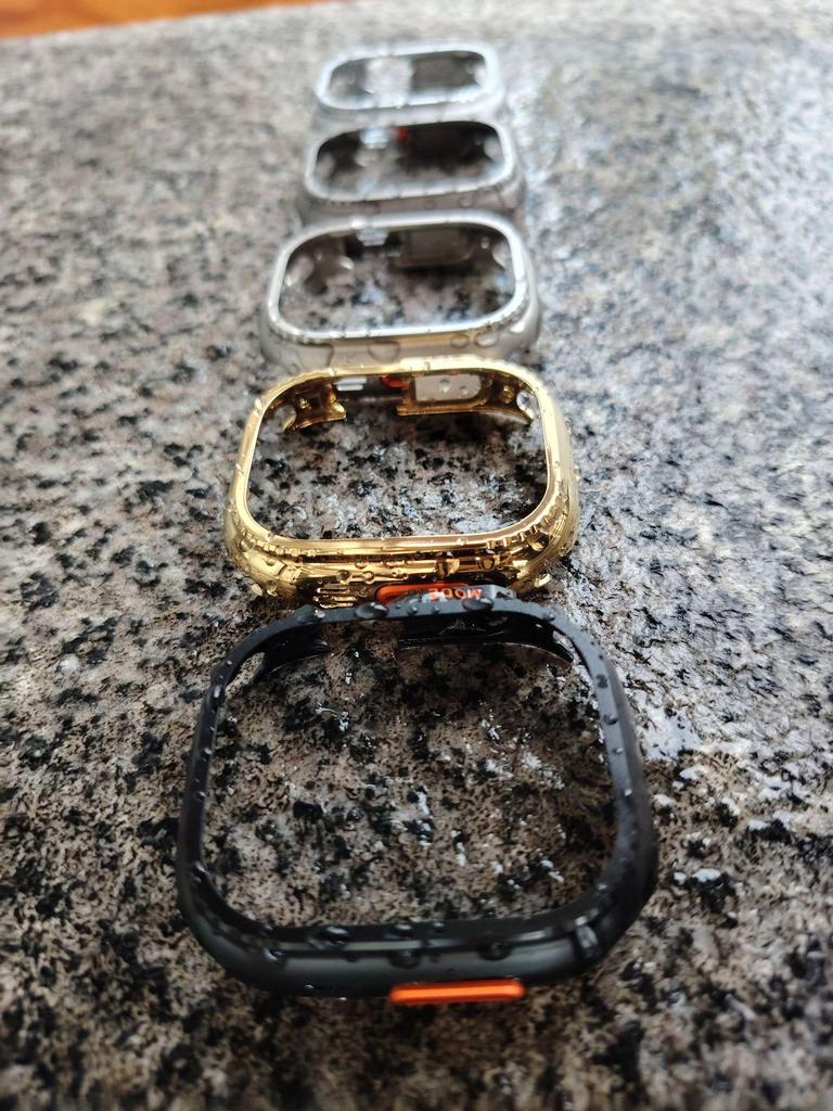 Kompatibelt Ultra Metallskal för Apple Watch Series 9 (44/45mm)