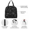 Soccer Football Element Sport Pattern Insulated Lunch Bag for Women Kids Leakproof Food Boxes Thermal Lunch Box Tote