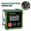 Magnetic Angle Finder with LCD Backlight Level Angle Gauge Dual Function Level And Angle Finder Measurement Tool for Woodworking