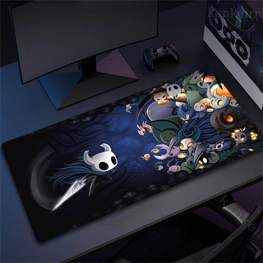 Stampa HD Cool Mousepad Hollow Knight Silksong Tappetini per Tavolo Mousepad per Computer Aziendale Tappetino Grande per Scrivania Mousepad XXL per PC Gamer
