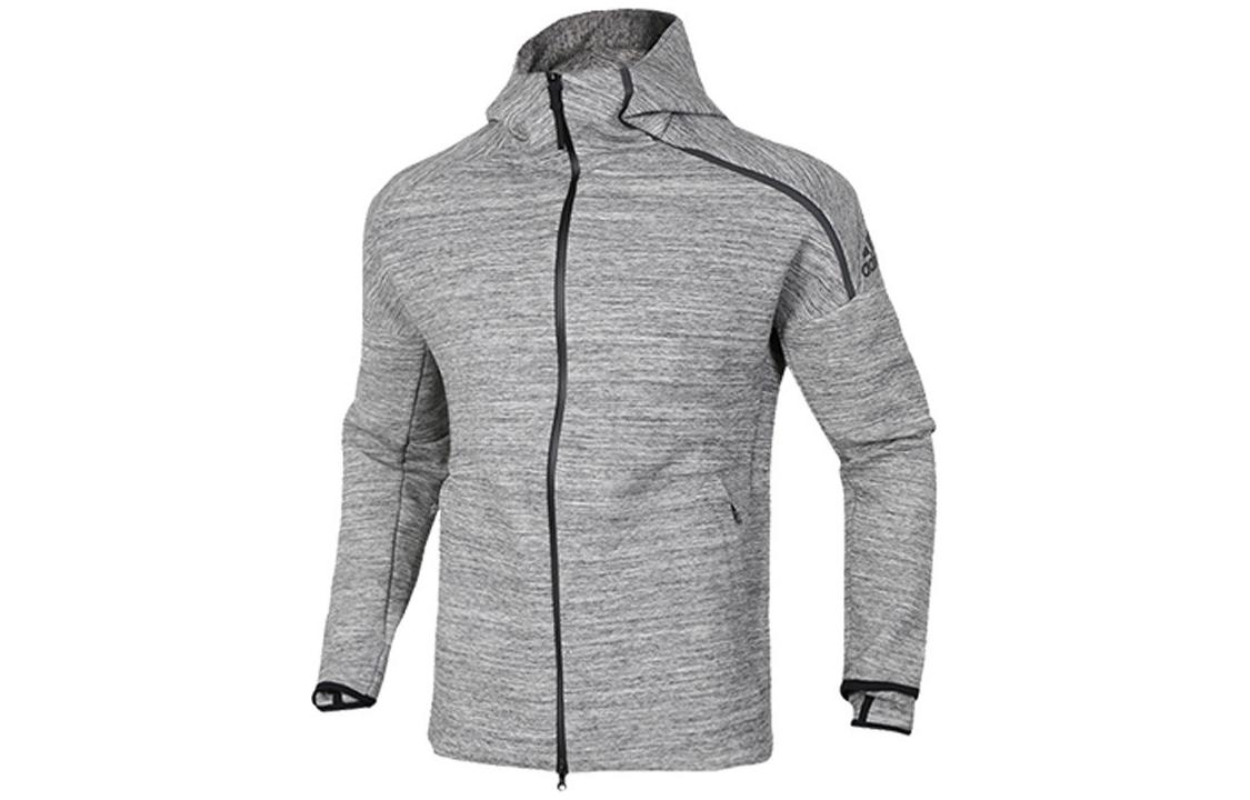 Adidas Jackets Men s Gray Hooded Moderate Other CG1484 XL