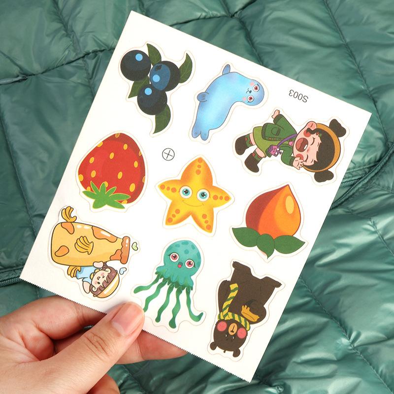 Cartoon Down Jacket Patch Sticker, Clothes Hole Decoration Pattern Decal, Self-Adhesive And Non-Marking Repair Repair Cloth Sticker