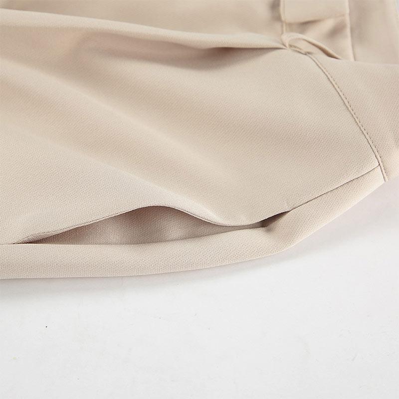 Women Causal Waistcoat Trousers Suit Spring V-neck Sleeveless Single Breasted Vest High Waist Wide Leg Pants Commute Sets