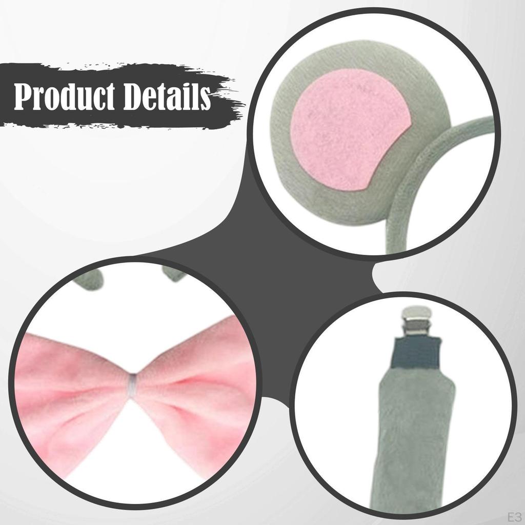 Cute Mouses Ears Headband Children Headdress for Halloween Party Prop Birthday