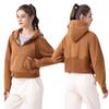 Uarun Women's Loose Fleece Yoga Hoodie