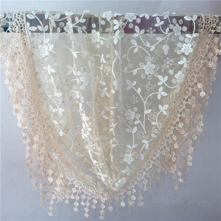 New Elegant Lace Scarf Hollow Out Embroidery Foulard Bandana Solid Color Triangular Scarf Thin Vintage Handkerchiefs Hair Woman